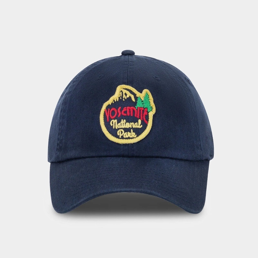 American Needle | National Parks Collection Yosemite Patch Ball Park Cap in Navy